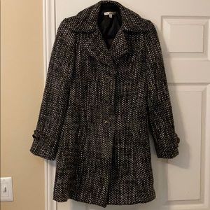 Cabi Salt & Pepper Tweed Coat